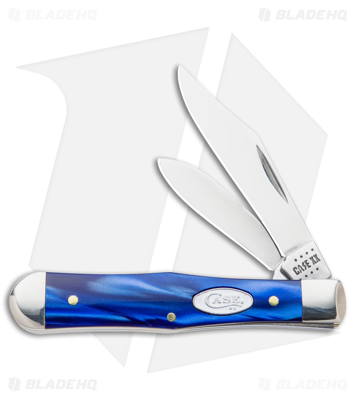 Case Small Swell Center Jack Knife Blue Pearl - Blade HQ
