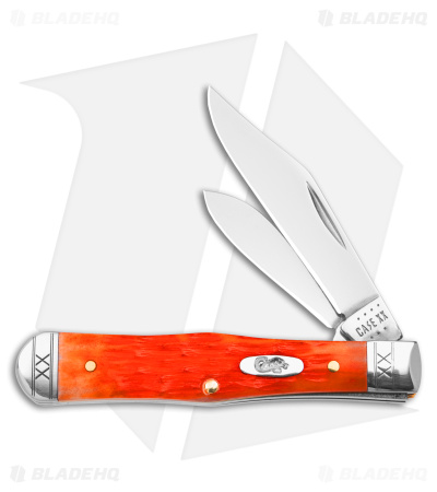 Case Small Swell Center Jack Knife 3" Cayenne Bone/Crandall Jig (6225 1/2 SS) 