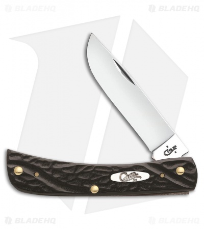 Case Sod Buster Jr. Traditional Knife 3.625" Black Polymer (6137 SS) 18229