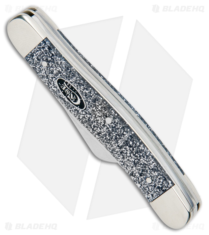 Case Cutlery SparXX™ Silver Stardust Kirinite® Smooth Medium Stockman (10318 SS)