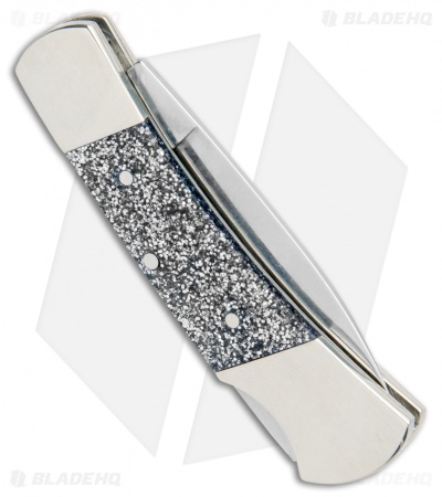 SparXX™ Silver Stardust Kirinite® Smooth Lockback   (101225L SS)