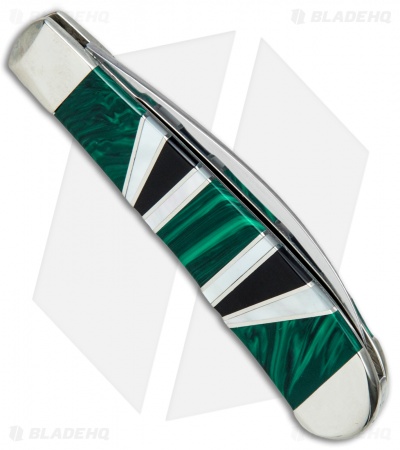 Case Sway Back Pocket Knife 3.125" Exotic Green Malachite (TBEX1117 SS) 11154