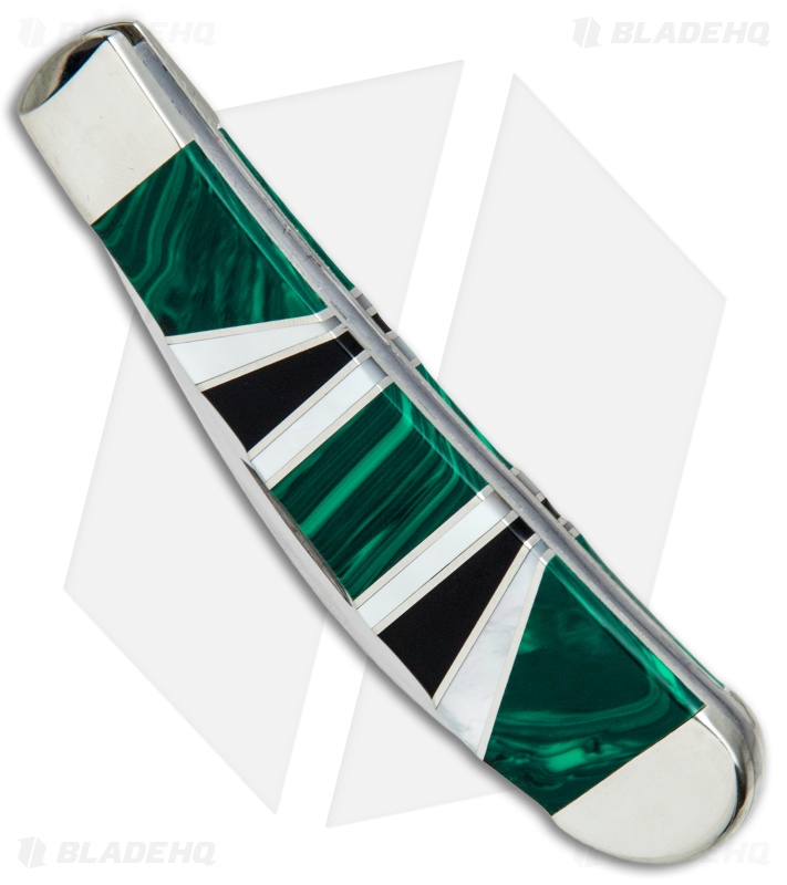 Case Sway Back Pocket Knife 3.125" Exotic Green Malachite (TBEX1117 SS) 11154