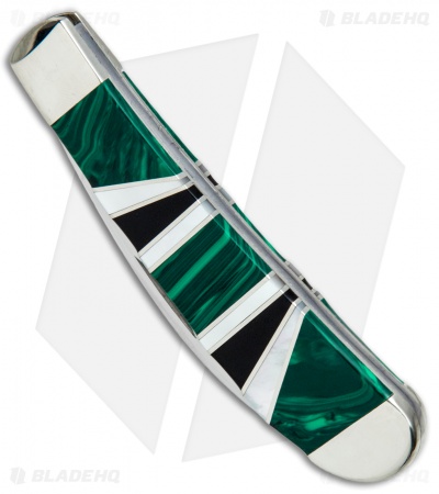 Case Sway Back Pocket Knife 3.125" Exotic Green Malachite (TBEX1117 SS) 11154