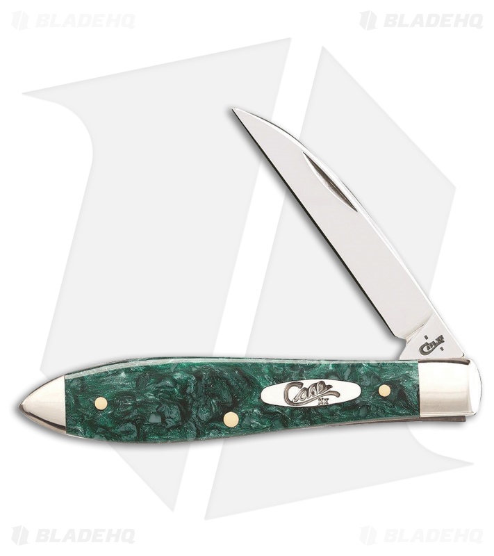 Case Teardrop 3.625" Green Kirinite (TB101028W SS) 32581