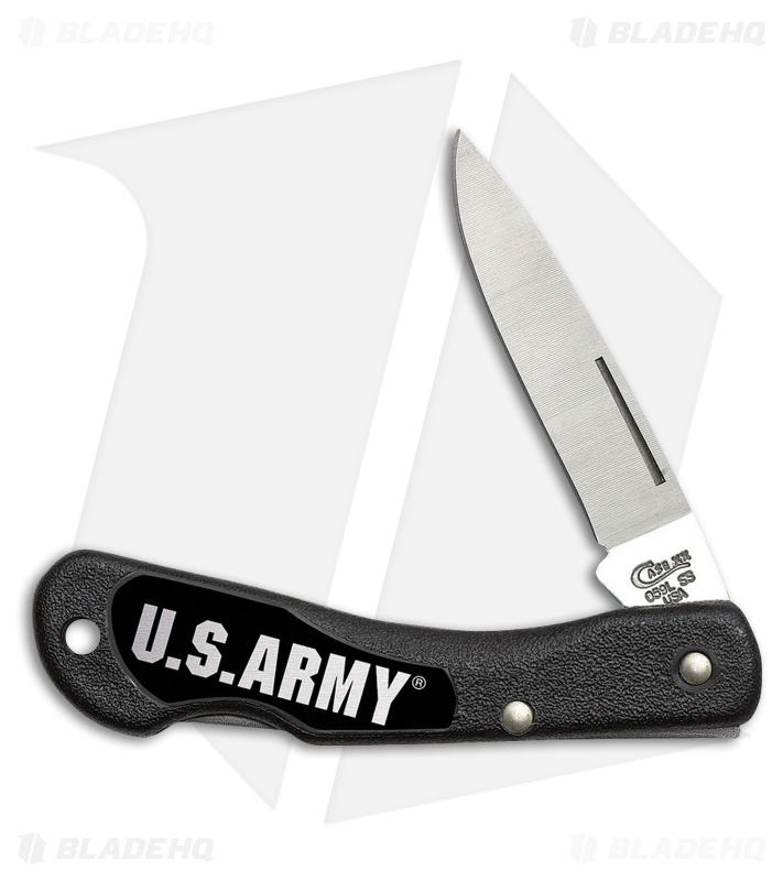 Case US Army Mini Blackhorn Lockback Knife 3.125" Black Zytel (LT059L SS) 15010