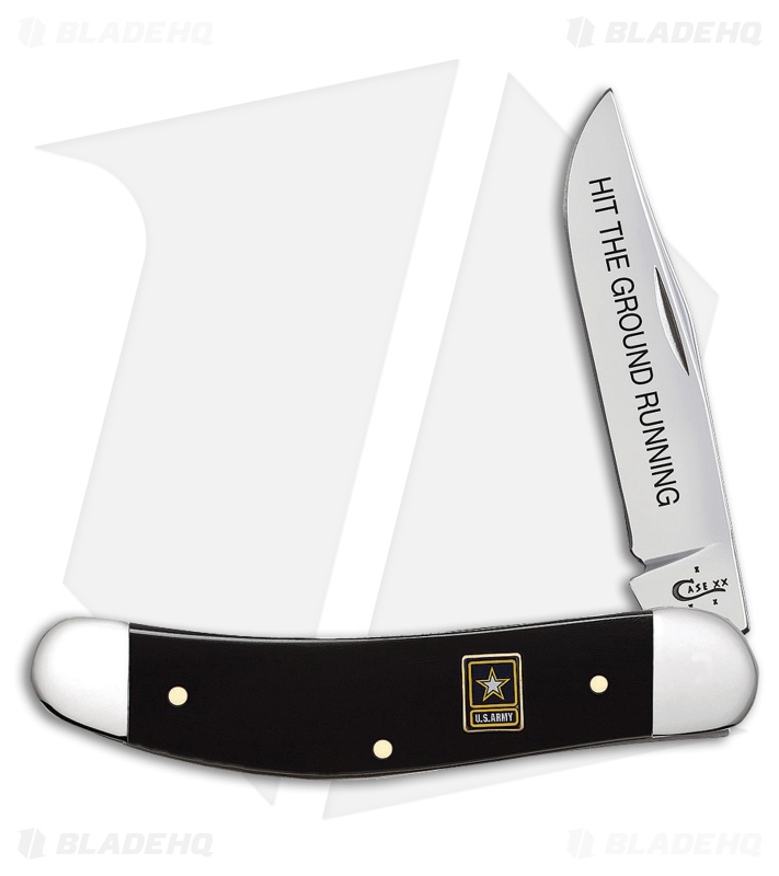 Case US Army Sowbelly Pocket Knife 3.875" Black Synthetic (TB2139 SS) 15019