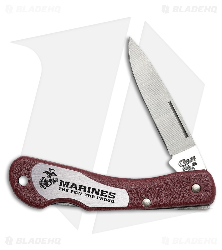 Case USMC Mini Blackhorn Lockback Knife 3.125