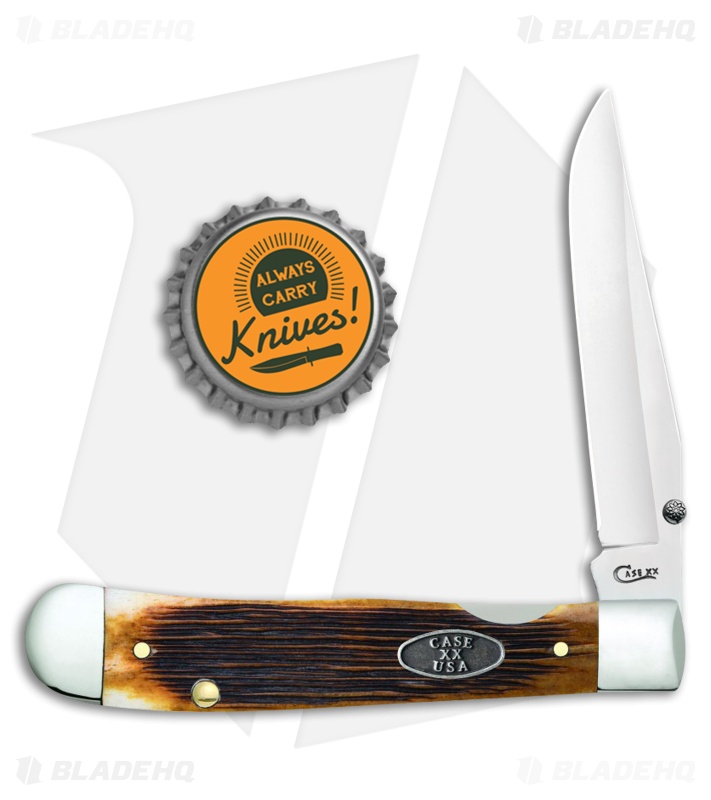 蹴王capere Kickstart® Antique TrapperLock A/O Knife Antique Bone (6154AC SS