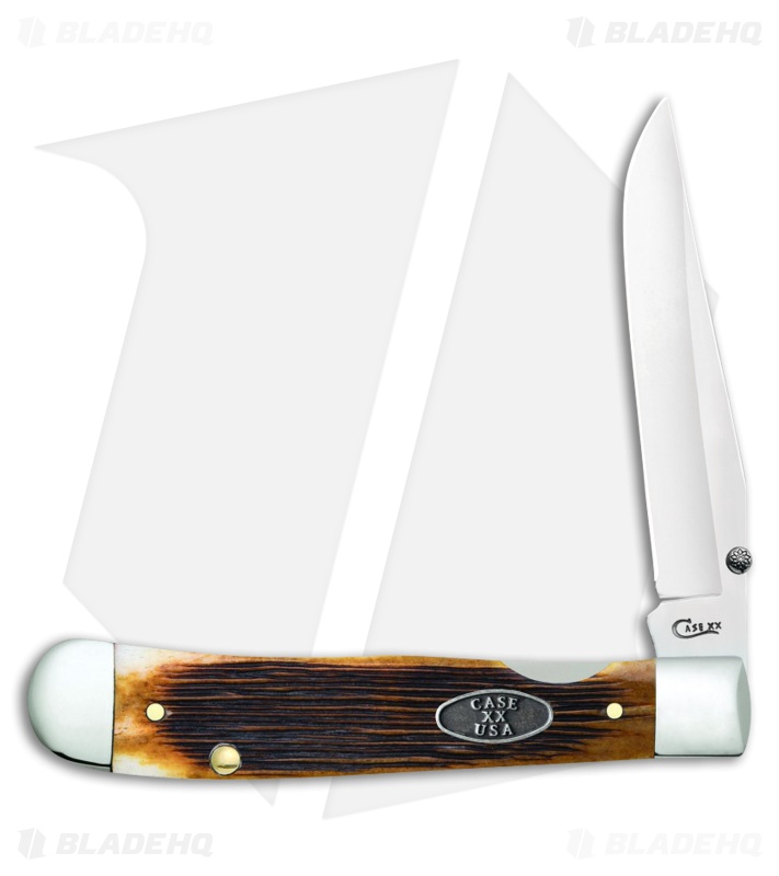 Kickstart® Antique TrapperLock A/O Knife Antique Bone (6154AC SS