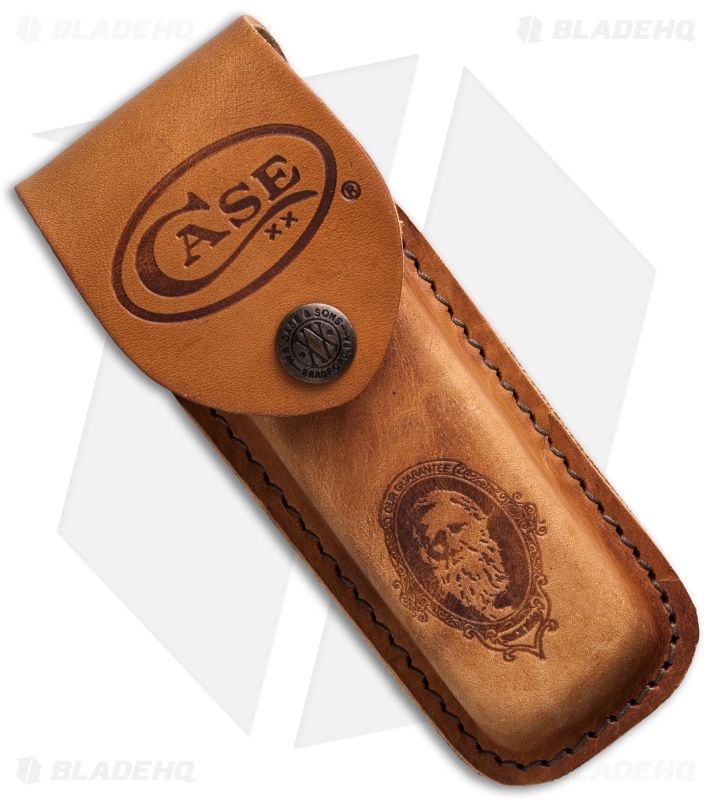 Case Knives Folding Hunter Knife 5.25" Burnt Jigged Bonestag (6.5265 SS) 03574