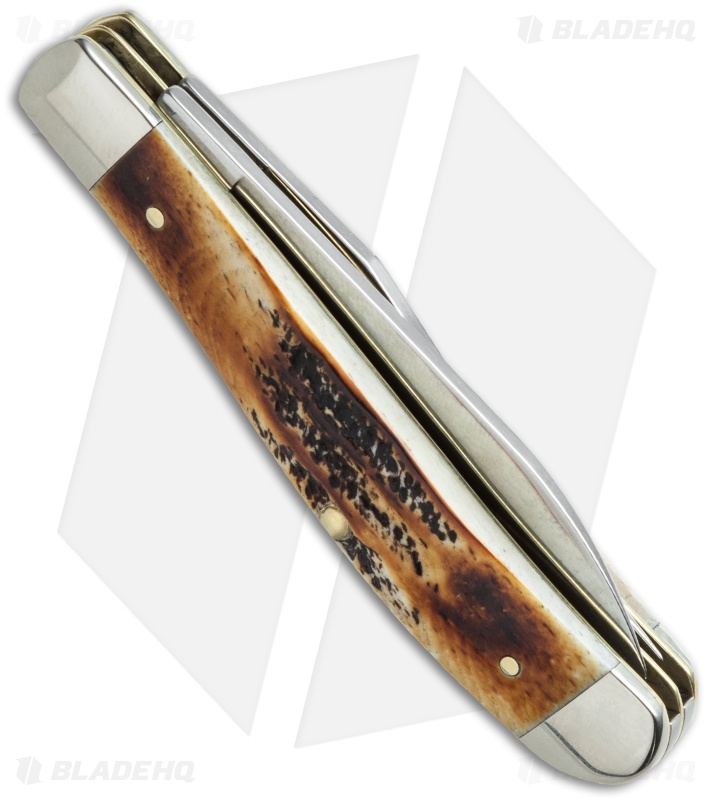 Case Mini Trapper Knife 3.5" Bone Stag (6.5207W SS) 65305