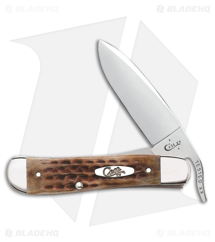 Case Cutlery Russlock Traditional Knife 4.25" Brown Bone (61953 1/2L SS