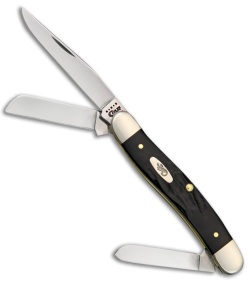 Case Medium Stockman 2.50" Rough Black Synthetic (6318 SS) 18222