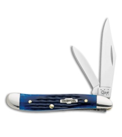 Case Peanut Knife 2.875" Deep-Sea Jigged Blue Bone (6220 SS) 02802