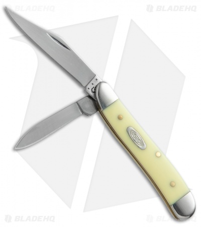 Case Peanut Knife 2.875" Yellow Delrin (3220 CV) 030