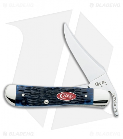 Case Russlock Knife 4.25" Blue Bone (61953L SS) 7057