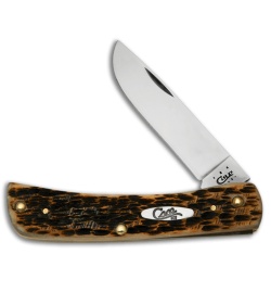 Case Sodbuster Jr. Knife 3.625" Jigged Brown Bone (6137 SS) 0245