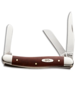 Case Medium Stockman Pocket Knife 3.625" Smooth Chestnut Bone (6318 SS) 28701