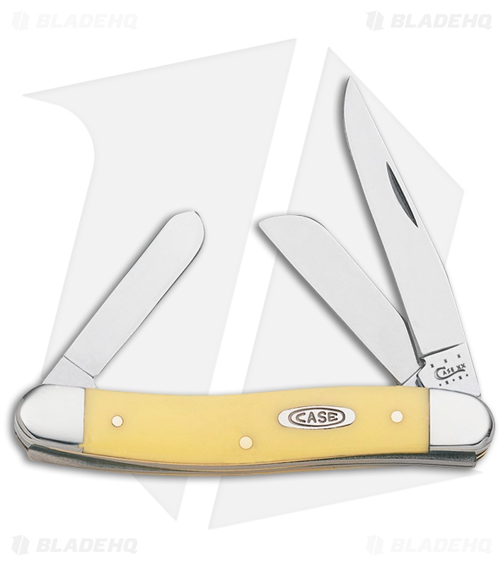 Case Medium Stockman Knife 3.625" Yellow Delrin (3318 SS)
