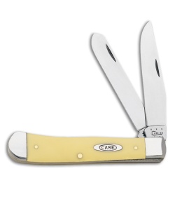 Case Trapper Knife 4.25&quot; Yellow (3254 SS) 80161 | 22307