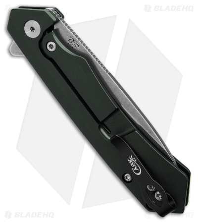 Case Cutlery Kinzua Frame Lock Spear Point Knife OD Green Aluminum (3.4" SW) 