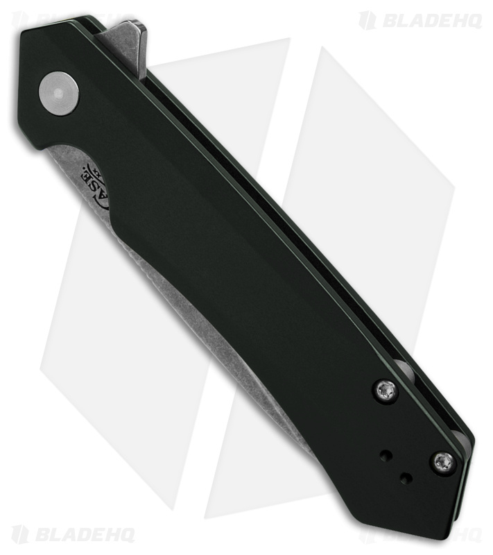 Case Cutlery Kinzua Frame Lock Spear Point Knife OD Green Aluminum (3.4" SW) 