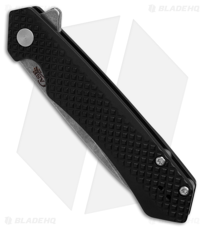 Case Cutlery Kinzua Frame Lock Spear Point Knife Black Milled Alum (3.4" SW) 