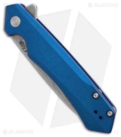 Case Cutlery Kinzua Frame Lock Spear Point Knife Blue Aluminum (3.4" SW) 