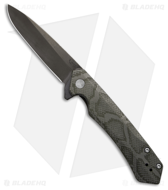 Case Cutlery Kinzua Frame Lock Knife OD Green Snake
