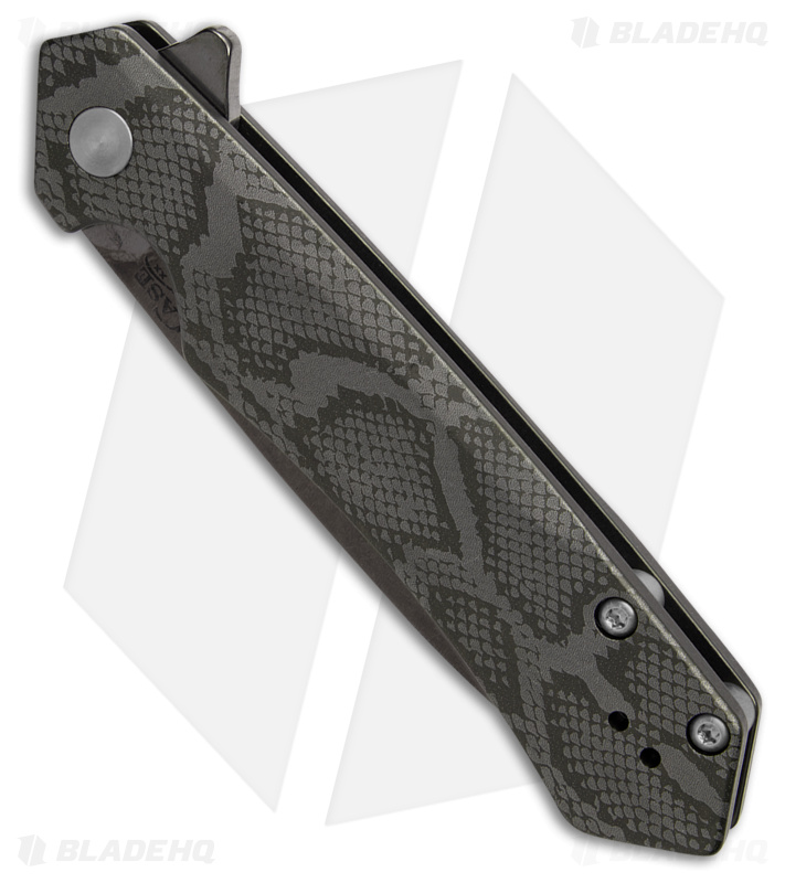 Case Cutlery Kinzua Frame Lock Knife OD Green Snake
