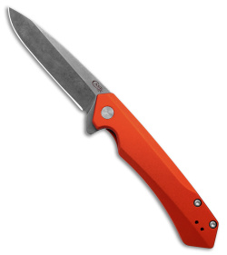 Case Cutlery Kinzua Frame Lock Spear Point Knife Orange Aluminum (3.4" SW) 