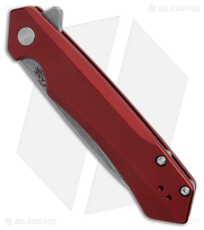 Case Cutlery Kinzua Frame Lock Spear Point Knife Red Aluminum (3.4" SW) 