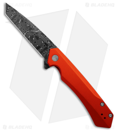 Case Cutlery Kinzua Frame Lock Tanto Knife Orange Al (3.4" DLC Dam Style) 64644