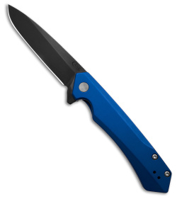 Case Cutlery Kinzua Frame Lock Spear Point Knife Blue Al (3.4" DLC) 64648