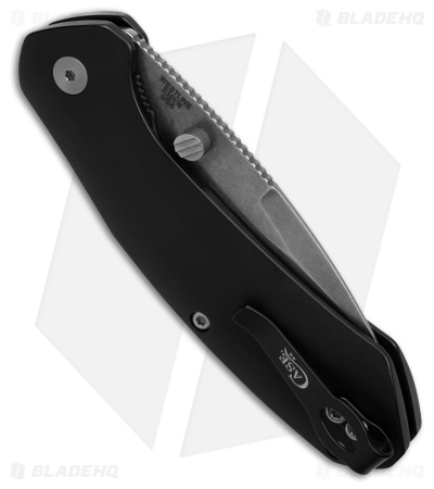 Case Cutlery Westline Liner Lock Knife Black Aluminum (3.4" Stonewash) 36550