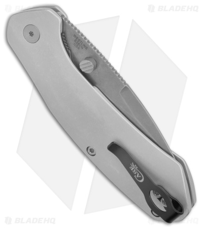 Case Cutlery Westline Liner Lock Knife Silver Aluminum (3.2" Stonewash) 36553