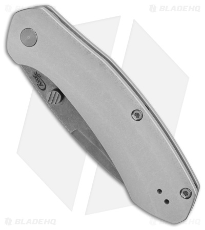 Case Cutlery Westline Liner Lock Knife Silver Aluminum (3.2" Stonewash) 36553