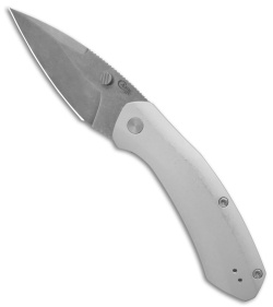 Case Cutlery Westline Liner Lock Knife Silver Aluminum (3.2" Stonewash) 36553