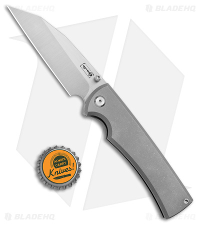 Chaves Sangre 229 Wharncliffe Frame Lock Knife SW Titanium (3.75" Satin)