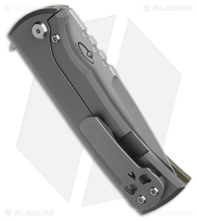 Chaves Redencion 229 Kickstop Drop Point Knife Green Micarta (3.63" Satin)