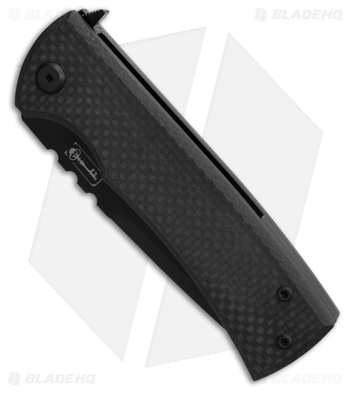Chaves Redencion 229 Kickstop Tanto Knife Carbon Fiber (3.63" Black)