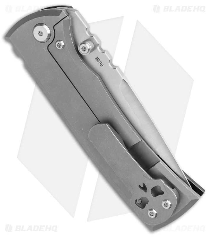 Chaves Redencion 229 Frame Lock Knife Titanium/Black G-10 (3.63" Satin)