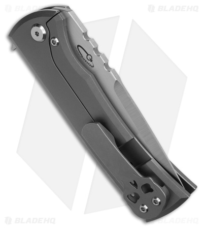 Chaves Redencion 229  Kickstop Tanto Knife Titanium (3.63" Belt Satin)