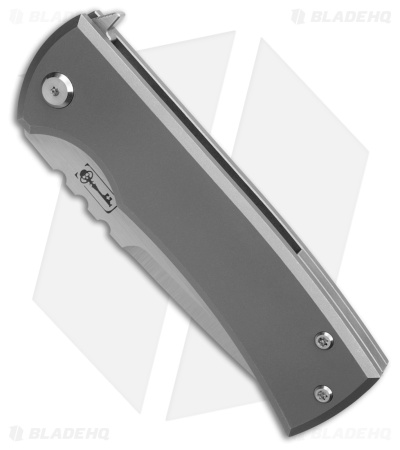 Chaves Redencion 229  Kickstop Tanto Knife Titanium (3.63" Belt Satin)