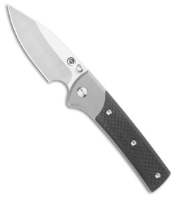 Chaves Scapegoat Street Frame Lock Knife Ti/Carbon Fiber (3.5&quot; Satin) BHQ | 211698