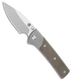 Chaves Scapegoat Street Frame Lock Knife Ti/Green Micarta (3.5&quot; Satin) BHQ | 211686