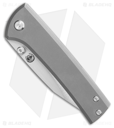 Chaves Scapegoat Street Frame Lock Knife Gray Titanium (3.5" Satin)