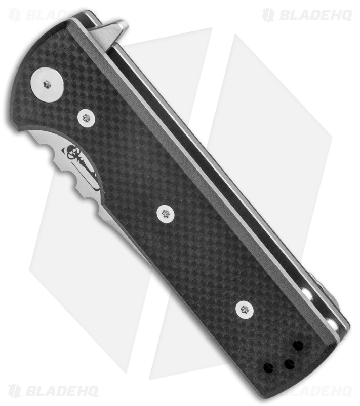 Chaves T.A.K. Liner Lock Knife Drop Point Black G-10 (2.75" Satin M390)