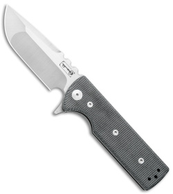 Chaves T.A.K. Liner Lock Knife Drop Point Black Micarta (2.75" Satin)